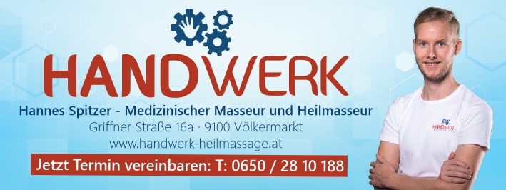 Handwerk Heilmassage - Hannes Spitzer